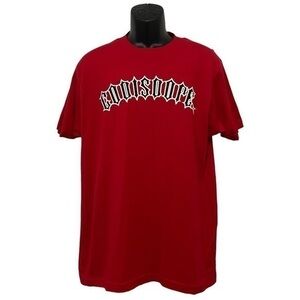 God Is Dope Men’s Red Short Sleeve Graphic T-Shirt Size Large NWOT